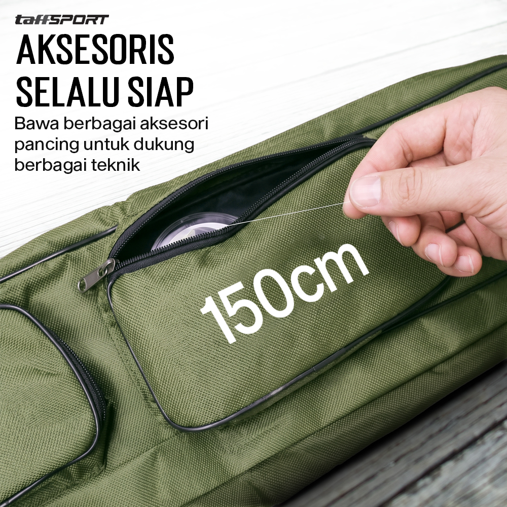 Gambar produk TaffSPORT Tas Pancing Joran Portable Fishing Bag 150cm - 1680D - 2