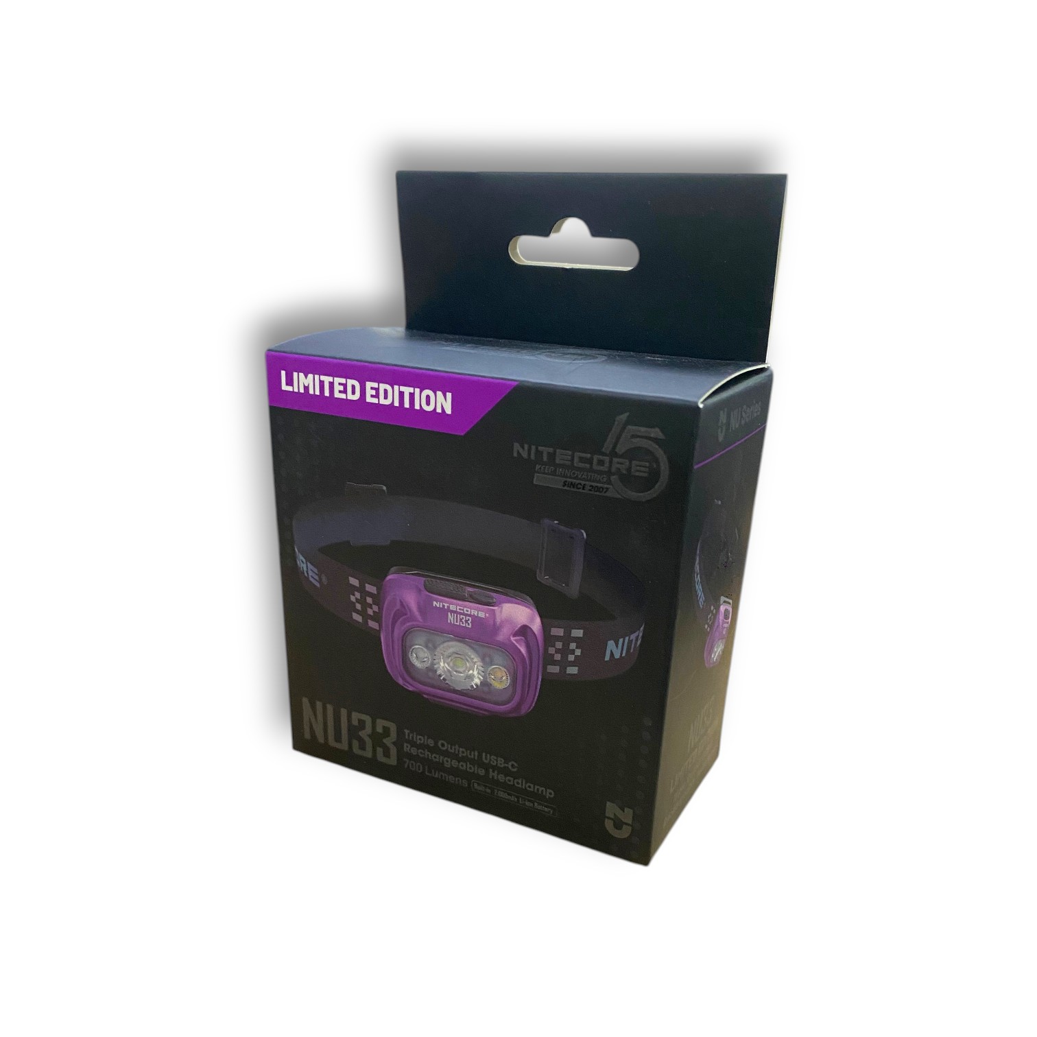 NITECORE Headlamp LED Senter Kepala Triple Output IP66 2000mAh 700lm - NU33 Gambar produk NITECORE Headlamp LED Senter Kepala Triple Output IP66 2000mAh 700lm - NU33 - Kemasan