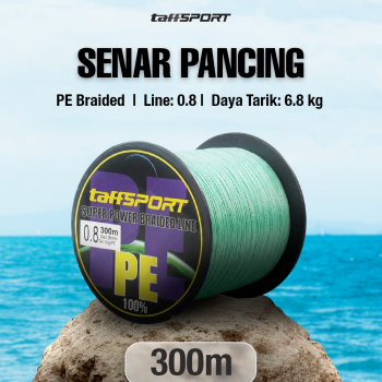 TaffSPORT Senar Tali Benang Pancing Fishing Line PE Braided 300M - TF102