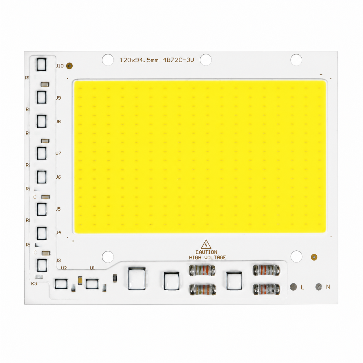 Ovicart LED COB Chip Driver Free 220V 5054 Lamp Board Beads 304 Cool White 6500K 100W - HO15 Gambar produk Ovicart LED COB Chip Driver Free 220V 5054 Lamp Board Beads 304 Cool White 6500K 100W - HO15 - 1