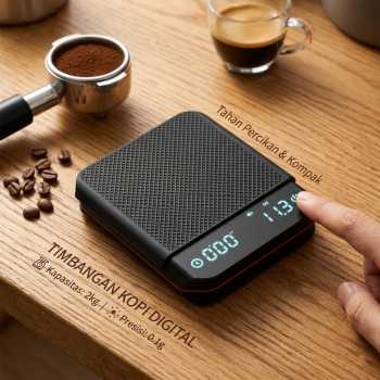 Taffware Digipounds Timbangan Kopi Digital Timer Coffee Scale 2kg 0.1g - CN668