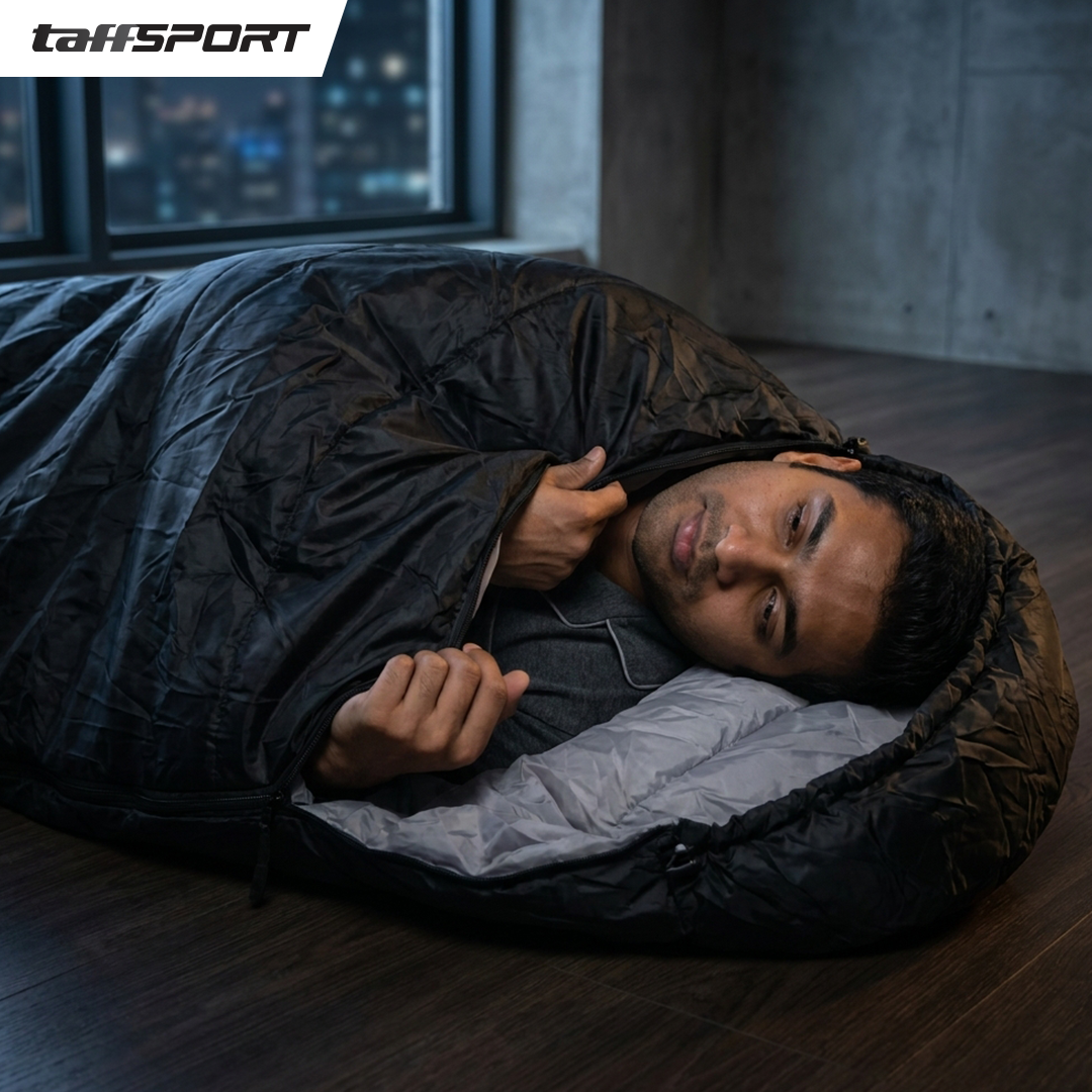 Gambar produk TaffSPORT Kantong Tidur Sleeping Bag 2in1 Envelope Model 2.1Mx75cm - INU117 - 6