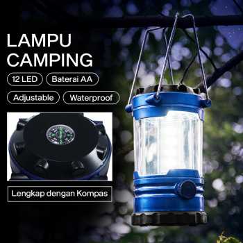 Gambar produk Kaiyun Lampu LED Camping Gantung Waterproof Emergency Lamp Cool White - 9789