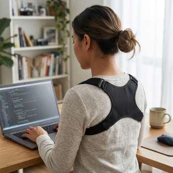 Gambar produk TMISHION Tali Korektor Postur Punggung Body Harness Posture Corrector - BBJ-16 - 1