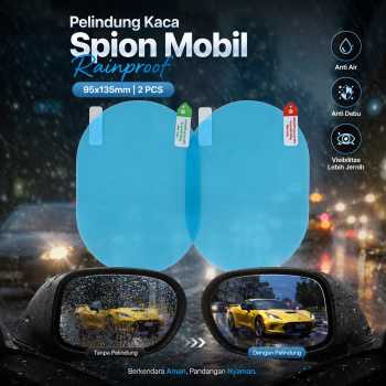 XZT Pelindung Kaca Spion Mobil Film Anti Fog Rainproof 2 PCS - 2414