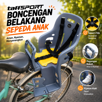 TaffSPORT Boncengan Belakang Sepeda Anak Child Safety Back Seat - DY11