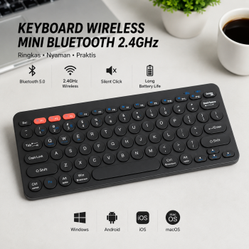 GOWENIC Keyboard Wireless Mini Bluetooth 2.4GHz - K380