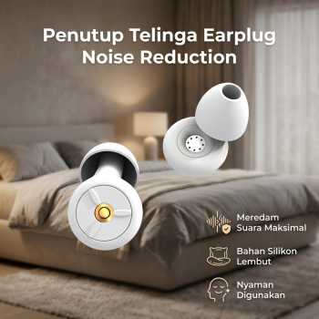 Shunmaii Penutup Telinga Earplug Noise Reduction Waterproof Silicone - SH3