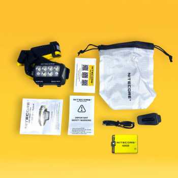 Gambar produk NITECORE Senter Kepala Headlamp LED MCT 3in1 Color IP66 800 Lumens - HA25 UHE - 8