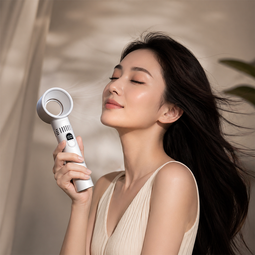 SMZERO10 Kipas Angin Portable Bladeless Handheld Fan 1200mAh - ZERO10 Gambar produk SMZERO10 Kipas Angin Portable Bladeless Handheld Fan 1200mAh - ZERO10 - 5