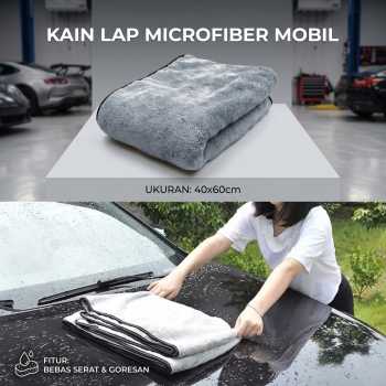 FRVWALK Kain Lap Microfiber Mobil XL Cleaning Towel Soft - H-60XL