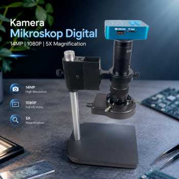 Gambar produk HAYEAR Kamera Mikroskop Industrial Digital Full HD 14MP 1080P - HY60