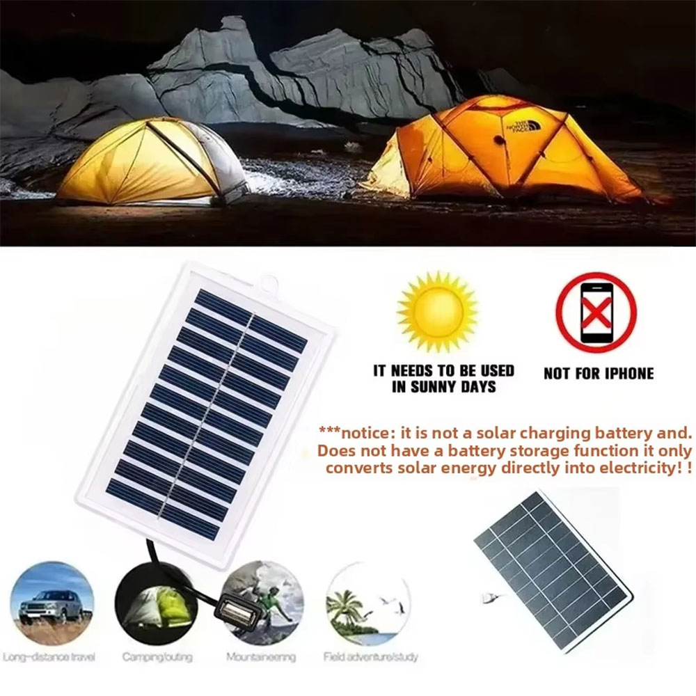 XIWANG Solar Panel Mini USB Waterproof Outdoor Portable 5.5V 1W - SN5 Gambar produk XIWANG Solar Panel Mini USB Waterproof Outdoor Portable 5.5V 1W - SN5 - 1