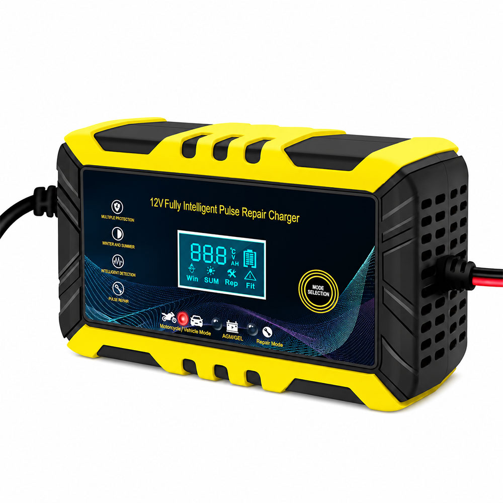 MINUS Charger Aki Mobil Motor LCD Accu Battery Lead Acid 12V 6A 90W - H-10CS Gambar produk MINUS Charger Aki Mobil Motor LCD Accu Battery Lead Acid 12V 6A 90W - H-10CS - 7