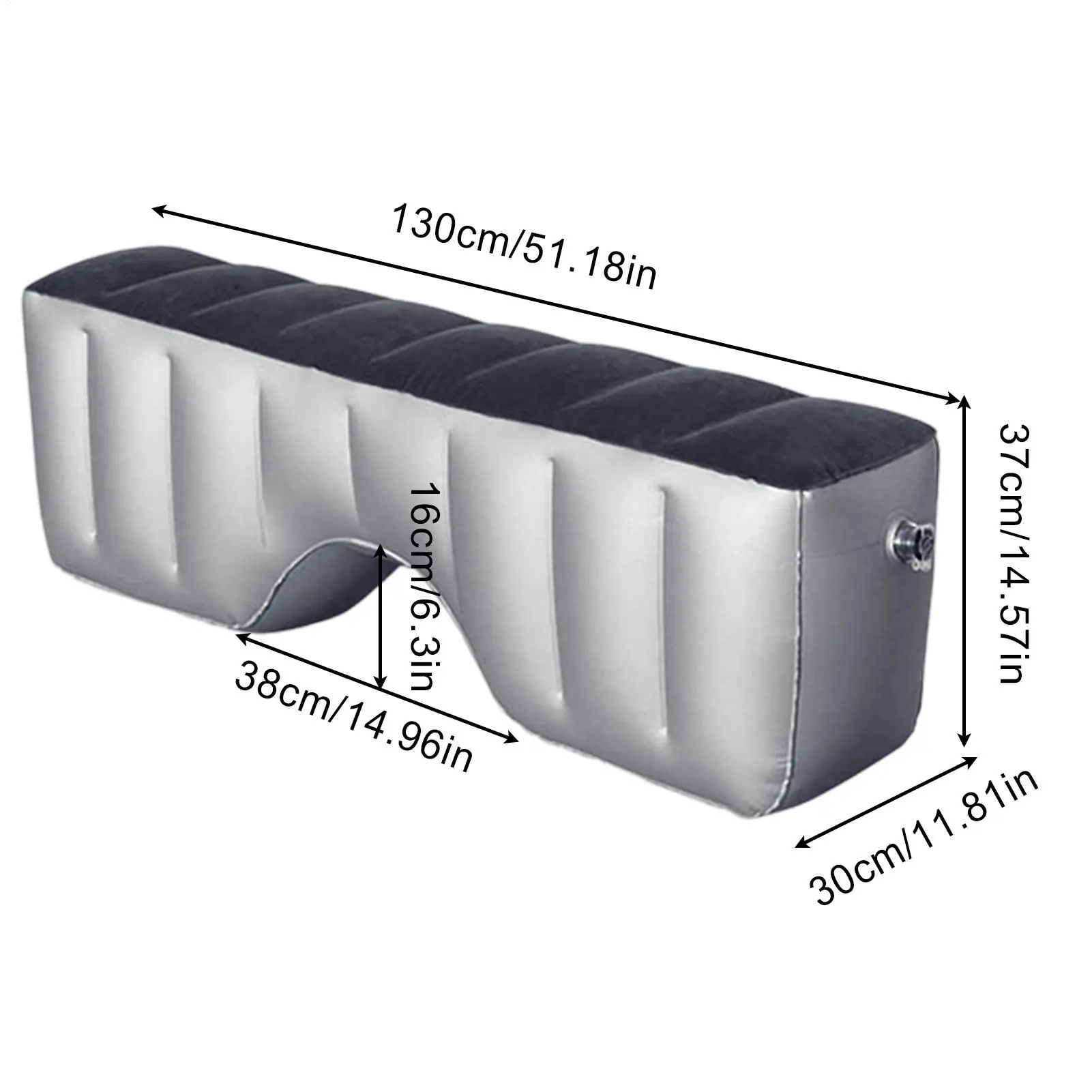 MOKSU Bantal Angin Sandaran Kaki Mobil Back Seat Gap Filler PVC - GR-100 Gambar produk MOKSU Bantal Angin Sandaran Kaki Mobil Back Seat Gap Filler PVC - GR-100 - 5