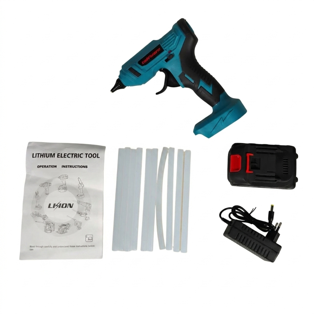 Taffware Lem Tembak Pistol Panas Glue Gun Hot Melt Heating 60W - QT-310 Gambar produk Taffware Lem Tembak Pistol Panas Glue Gun Hot Melt Heating 60W - QT-310 - 7