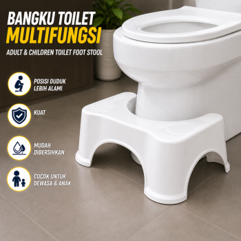 FMA Bangku Toilet Multifungsi Adult and Children Toilet Foot Stool - FM-ACA