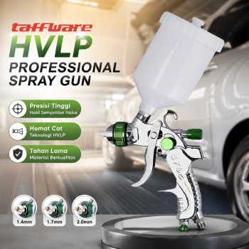 Taffware HVLP Professional Spray Gun Nozzle Airbrush 1.4/1.7/2.0mm - H-2008