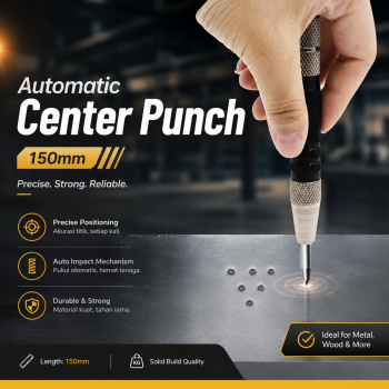 Oauee Automatic Center Punch Penanda Titik Bor - OA1