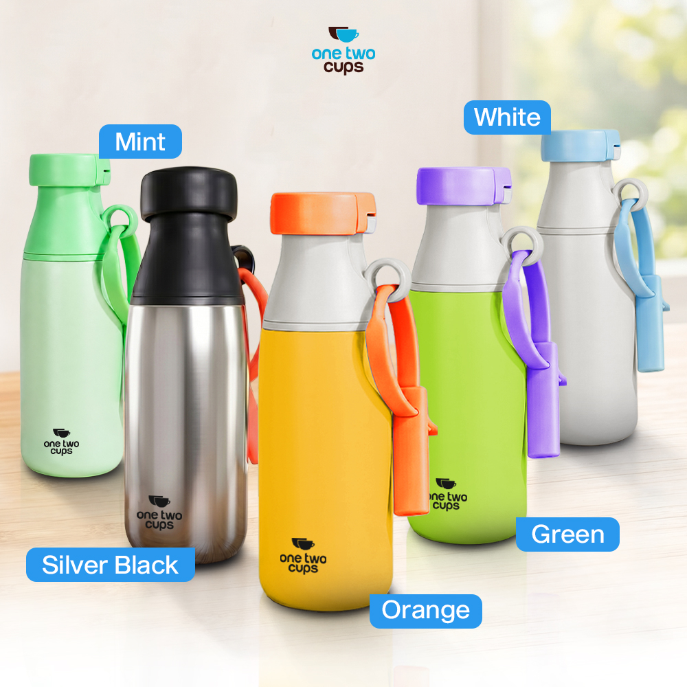 One Two Cups Botol Minum Tumbler Air BPA Free Stainless Steel 520ml - CL520 Gambar produk One Two Cups Botol Minum Tumbler Air BPA Free Stainless Steel 520ml - CL520 - 6
