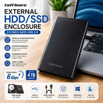Gambar produk Taffware External HDD SSD Enclosure Case 2.5 Inch SATA USB 3.0 - YPH-119