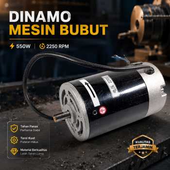 ELMAZHGANG Dinamo Mesin Bubut Mini Lathe Beads Dynamo 550W - EZ063