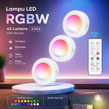 Gambar produk CANSHUO Lampu Mini LED Multifungsi RGBW 45 Lumens 3 PCS with Remote - YJ-905