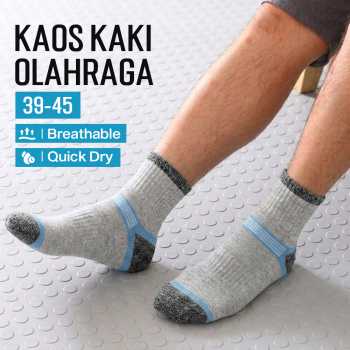 ZTOET Kaos Kaki Pendek Olahraga Quick Dry Breathable Sock Pria 39-45 - WZ173