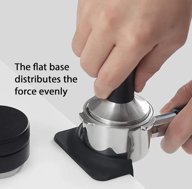 One Two Cups Alas Tamper Portafilter Kopi Mini Holder Mat 51/54/58mm - FE1 Gambar produk One Two Cups Alas Tamper Portafilter Kopi Mini Holder Mat 51/54/58mm - FE1 - 1