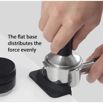 Gambar produk One Two Cups Alas Tamper Portafilter Kopi Mini Holder Mat 51/54/58mm - FE1 - 1