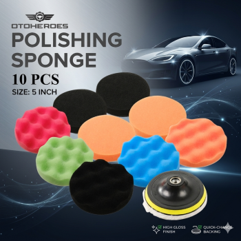 OTOHEROES Poles Mobil Polishing Buffing Pad 5 Inch Set 10PCS - CSL2018