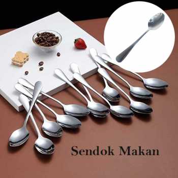 ROXY Sendok Makan Table Spoon Stainless Steel Comfortable Grip - 401SMT