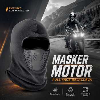 Gambar produk Balight Masker Motor Full Face Balaclava dengan Filter Anti Debu - CISE