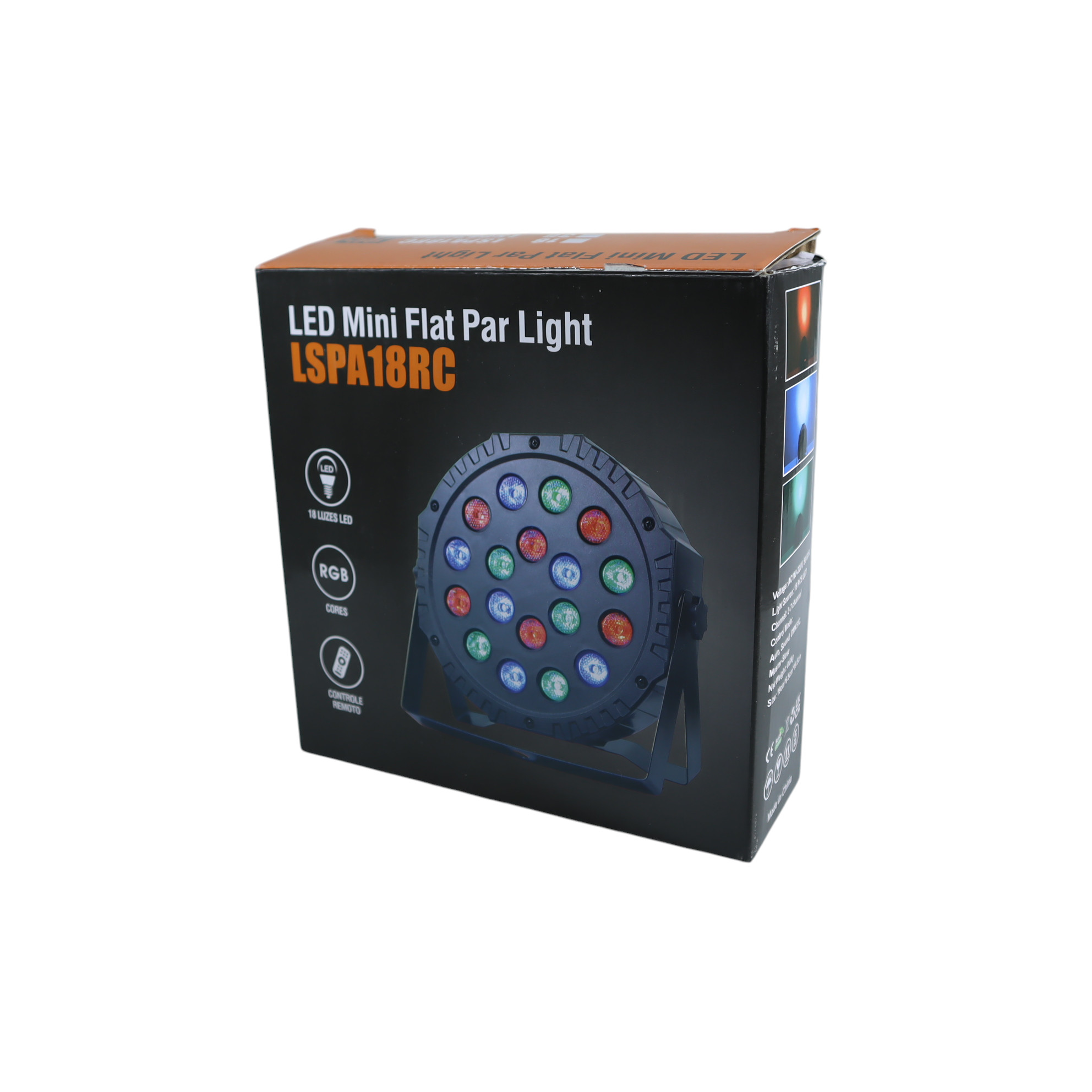SHIELD Lampu Panggung LED Remote Control Stage Light DMX512 RGBW 18W - SH18W Gambar produk SHIELD Lampu Panggung LED Remote Control Stage Light DMX512 RGBW 18W - SH18W - Kemasan
