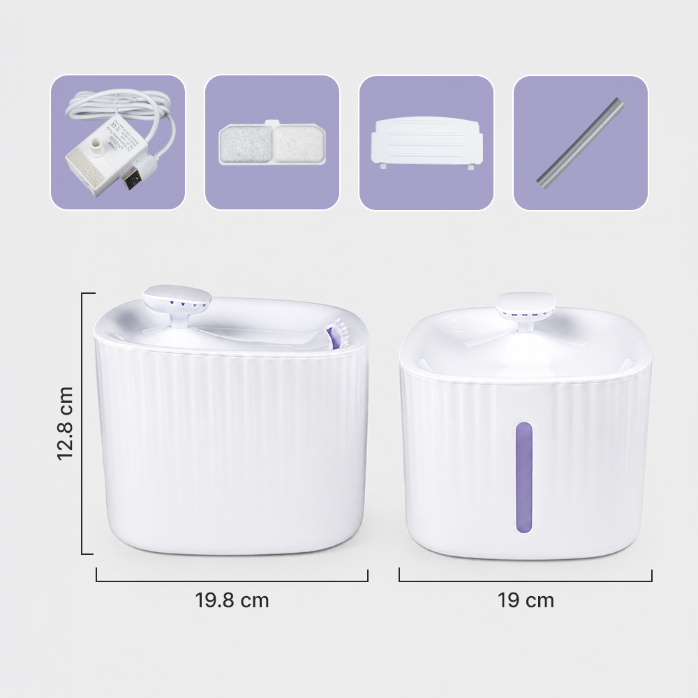 Junzipet Water Dispenser Tempat Minum Anjing Kucing 3L - EZ-1002 Gambar produk Junzipet Water Dispenser Tempat Minum Anjing Kucing 3L - EZ-1002 - 8