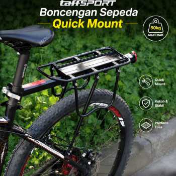 Gambar produk TaffSPORT Rak Boncengan Belakang Sepeda Rear Rack Quick Mount - RCK-103