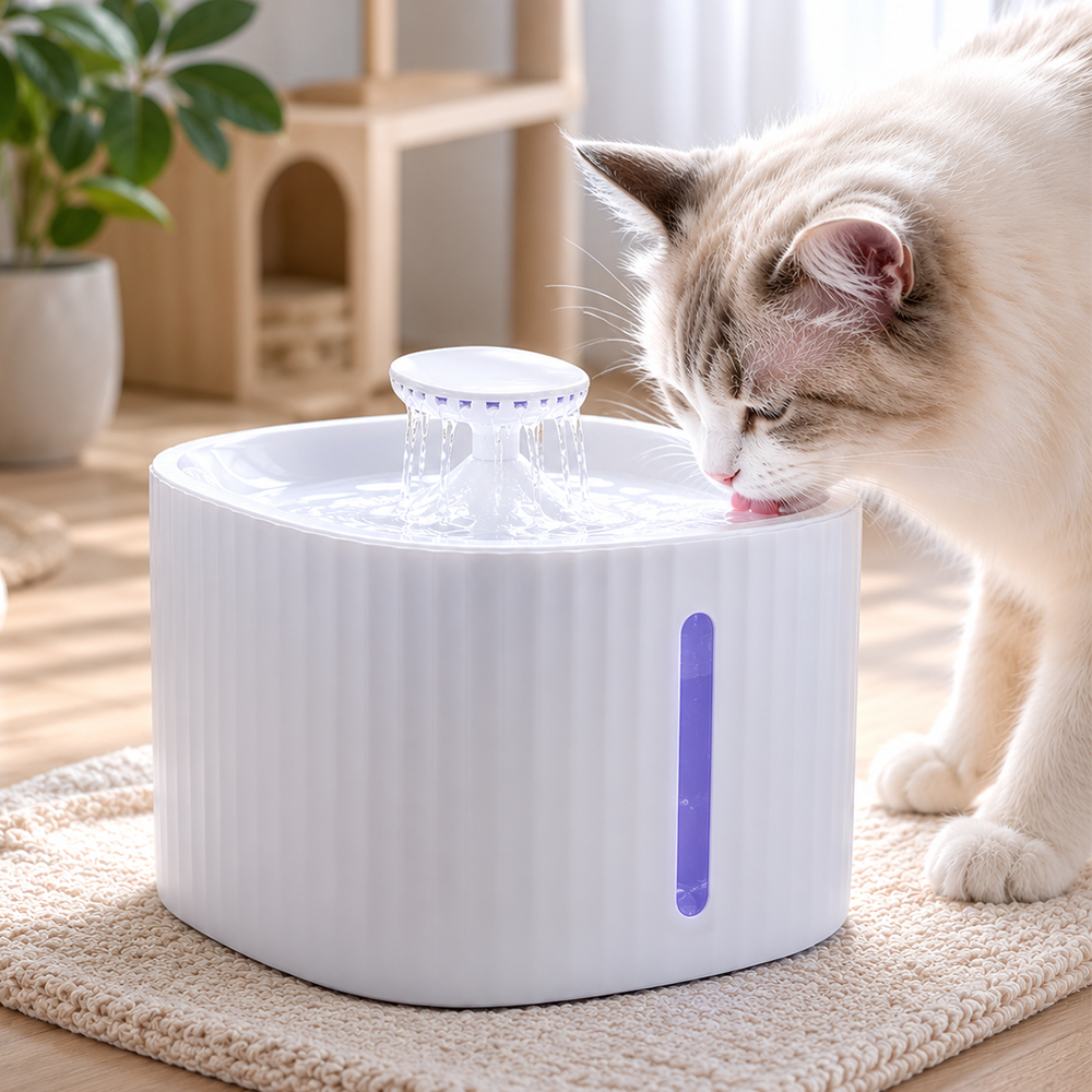 Junzipet Water Dispenser Tempat Minum Anjing Kucing 3L - EZ-1002 Gambar produk Junzipet Water Dispenser Tempat Minum Anjing Kucing 3L - EZ-1002 - 7