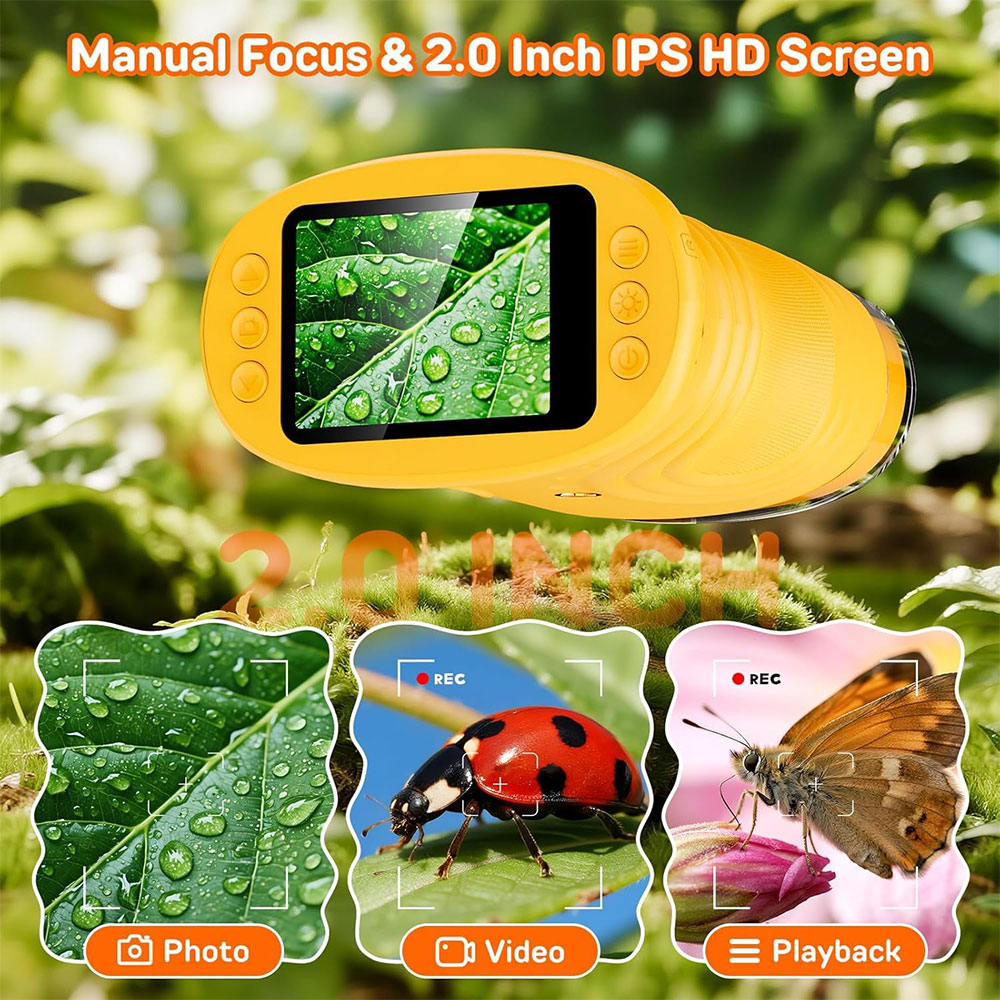 ALLOYSEED Mikroskop Digital Mini 1000X Magnification 2 Inch 600mAh - 382 Gambar produk ALLOYSEED Mikroskop Digital Mini 1000X Magnification 2 Inch 600mAh - 382 - 1