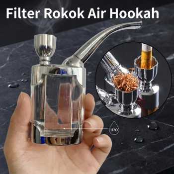 YAJUE Filter Rokok Air Water Smoking Hookah Pipe Stainless Steel - 199