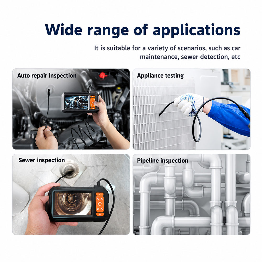 Taffware Kamera Endoskop Industrial Borescope 4.3 Inch IP67 2600mAh 5M - P410 Gambar produk Taffware Kamera Endoskop Industrial Borescope 4.3 Inch IP67 2600mAh 5M - P410 - 6