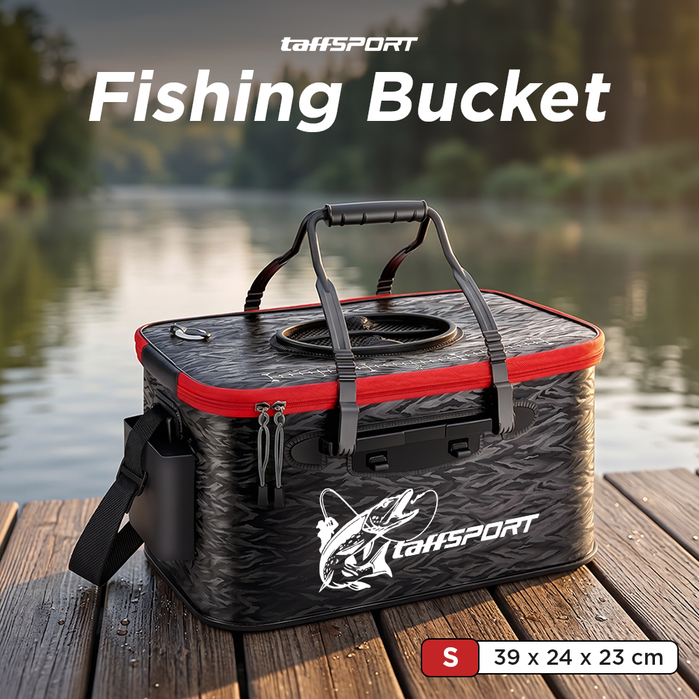 TaffSPORT Tas Pancing Ember Lipat 3D Waterproof EVA Fishing Bucket S - INU122 Gambar produk TaffSPORT Tas Pancing Ember Lipat 3D Waterproof EVA Fishing Bucket S - INU122 - Utama
