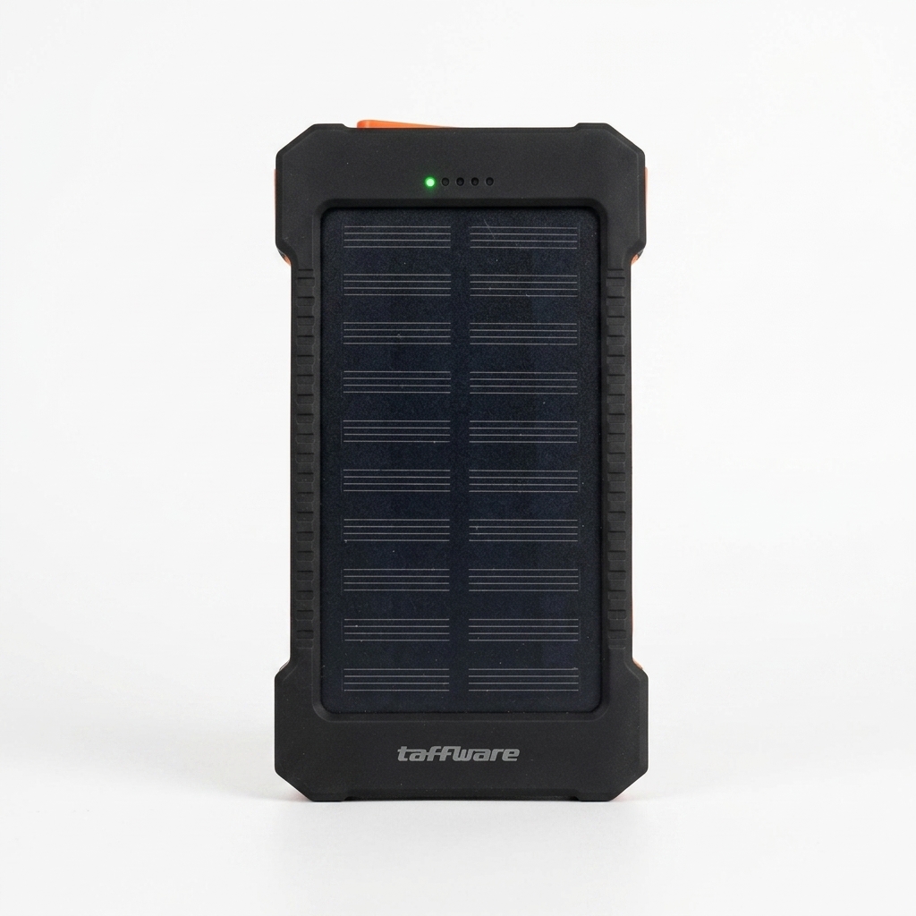 Taffware Power Bank 10000mAh Solar Flashlight Waterproof Dual USB Port - PS-P401 Gambar produk Taffware Power Bank 10000mAh Solar Flashlight Waterproof Dual USB Port - PS-P401 - 1