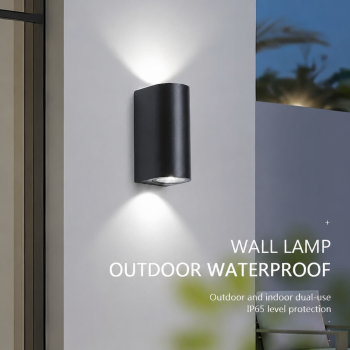 JUMEI Lampu Dinding Hias Outdoor Double Head Waterproof IP65 6W - DH-10