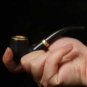 Gambar produk Jodel Pipa Rokok Tembakau Cangklong Tobacco Pipe Resin Washable Filter - ZF909 - 3
