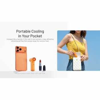 Gambar produk NITECORE Kipas Angin Mini Portable 5 Speed Level Fast Charging 2000mAh - NEF nano - 4