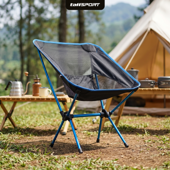 Gambar produk TaffSPORT Kursi Lipat Outdoor Camping Portable Oxford Folding Chair Low - SF733 - 6