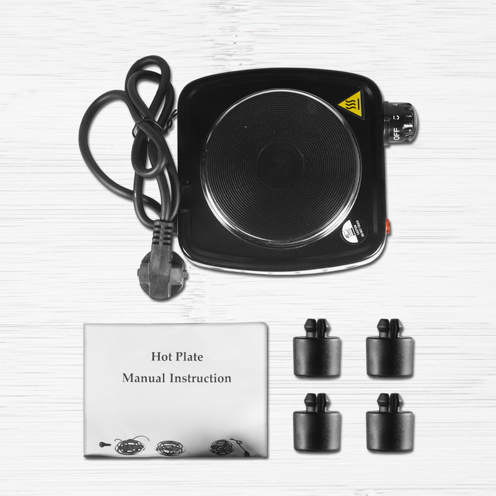 Gambar produk TaffHOME Kompor Listrik 1 Tungku Mini Portable Hot Plate 500W - DLD-101B - 6