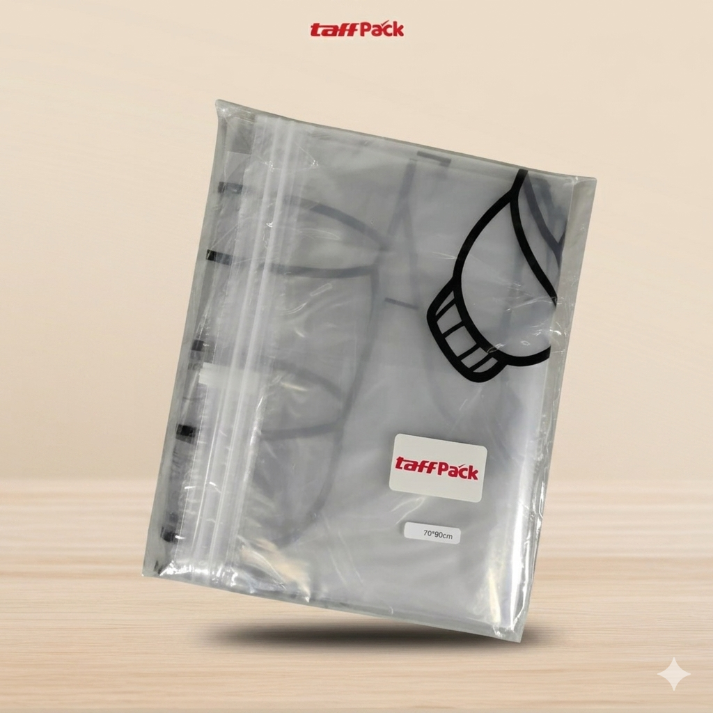 TaffPACK Plastik Vakum Gantung Pakaian Vacuum Compression Bag 1 PCS 70x90cm - MBF70 Gambar produk TaffPACK Plastik Vakum Gantung Pakaian Vacuum Compression Bag 1 PCS 70x90cm - MBF70 - Kemasan