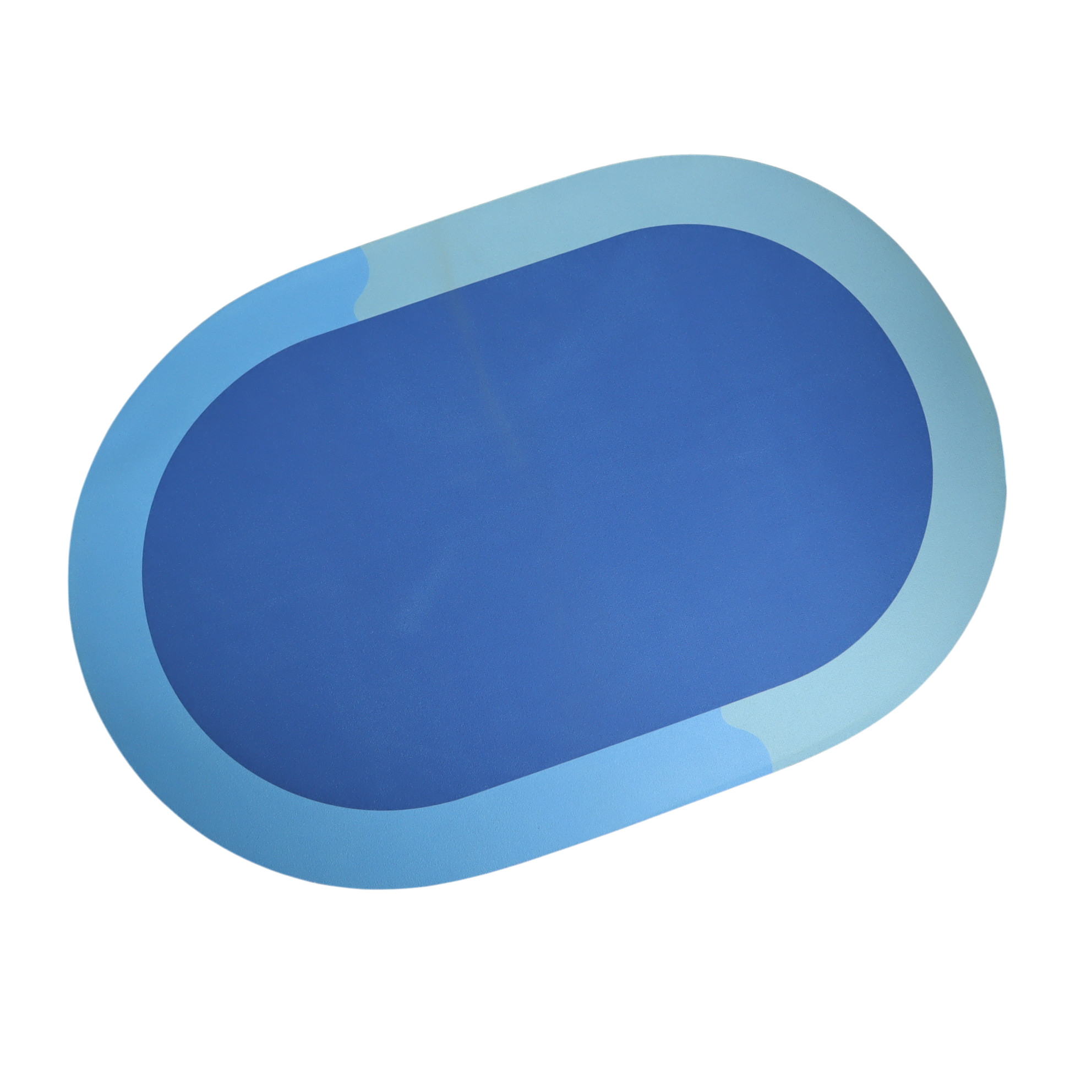 DIATOM Keset Kamar Mandi Anti Slip Absorbent Oval 59x40cm - D46 Gambar produk DIATOM Keset Kamar Mandi Anti Slip Absorbent Oval 59x40cm - D46 - 1