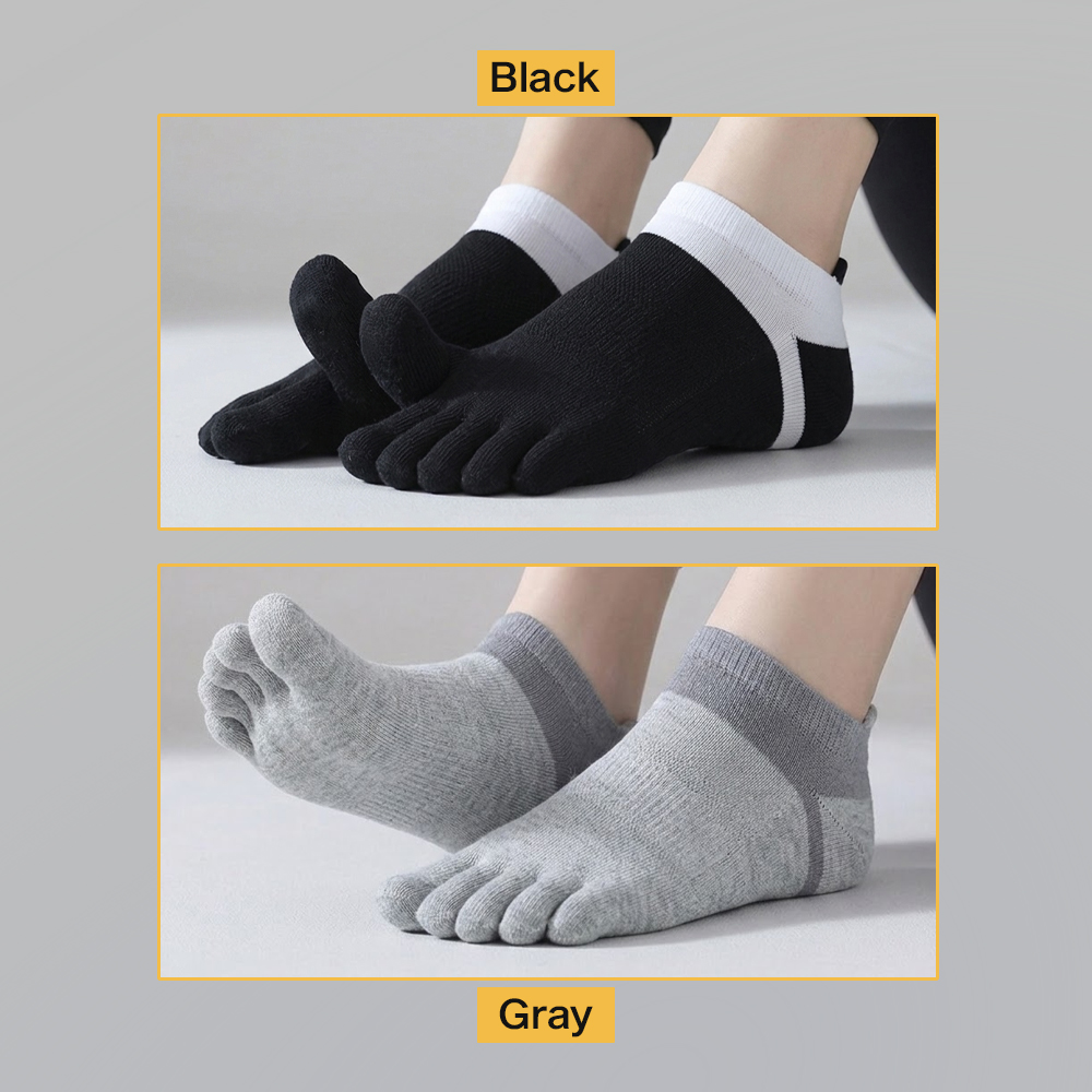 LUOYI Kaos Kaki Lima Jari Ankle Katun Breathable Olahraga Size 40-45 - T73001 Gambar produk LUOYI Kaos Kaki Lima Jari Ankle Katun Breathable Olahraga Size 40-45 - T73001 - 6